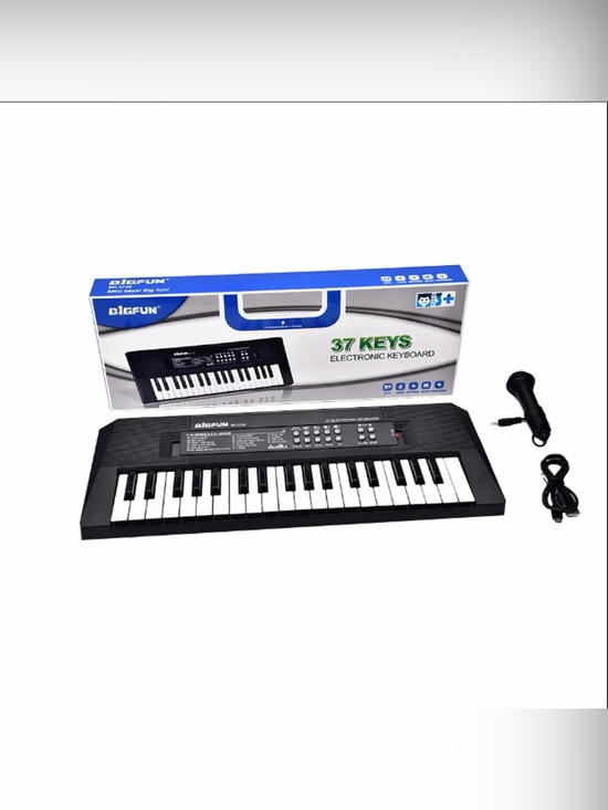 Big Fun Other - 37-Key Electronic Keyboard - Black